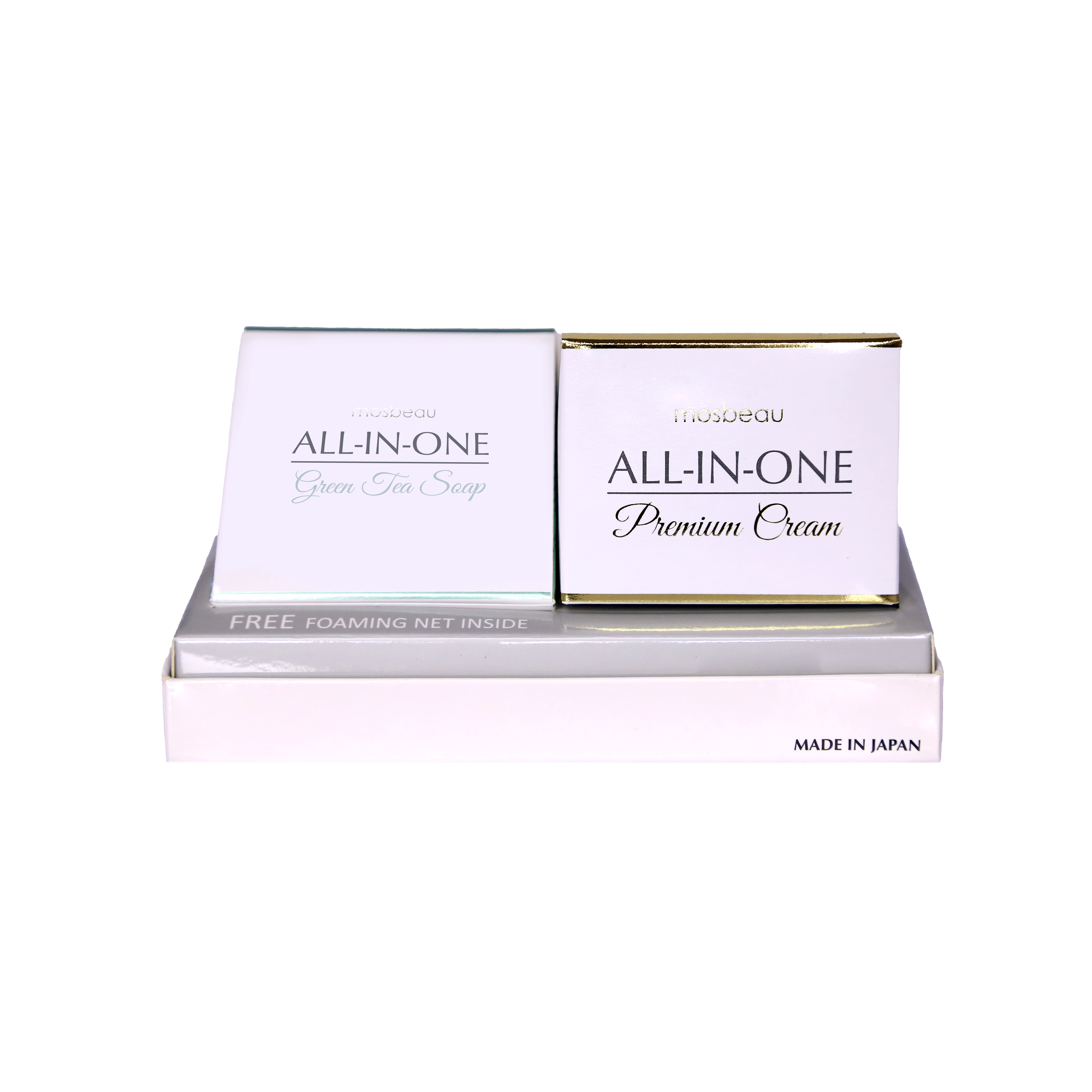 ALL-IN-ONE PREMIUM SET WITH GREEN TEA SOAP